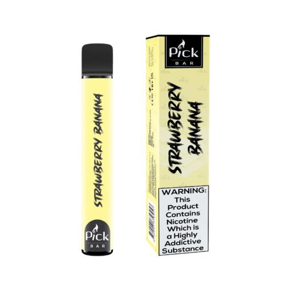 Pick Bar 600 Puffs – Strawberry Ice Cream 20mg Nicotine