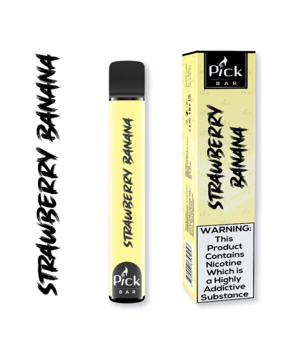 Pick Bar 600 Puffs – Strawberry Ice Cream 20mg Nicotine
